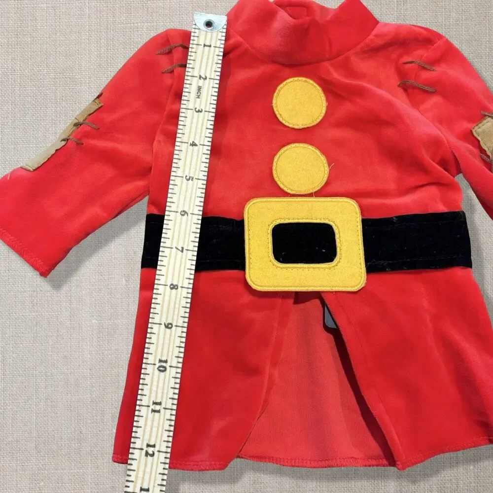 Disney Snow White Seven Dwarfs Baby Costume Tunic Red 6–9 Months New